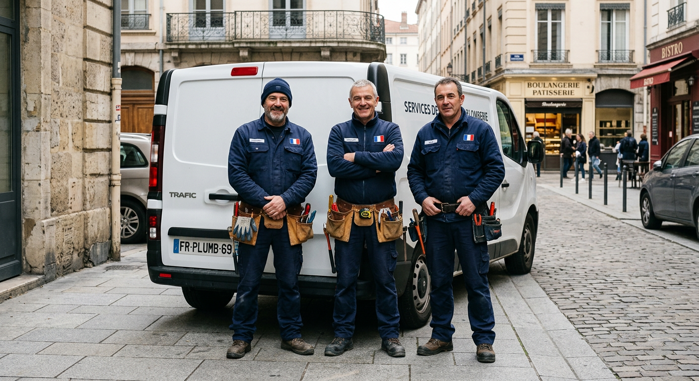 Équipe de plombiers professionnels Ateliers Plombier Élancourt